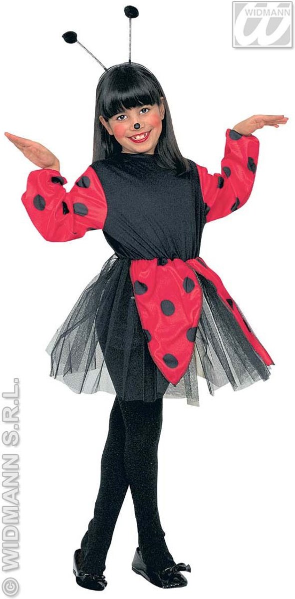 Lieveheersbeest Kostuum | Klein Insect Dancing Bug Kostuum Meisje | Maat 158 | Carnaval kostuum | Verkleedkleding